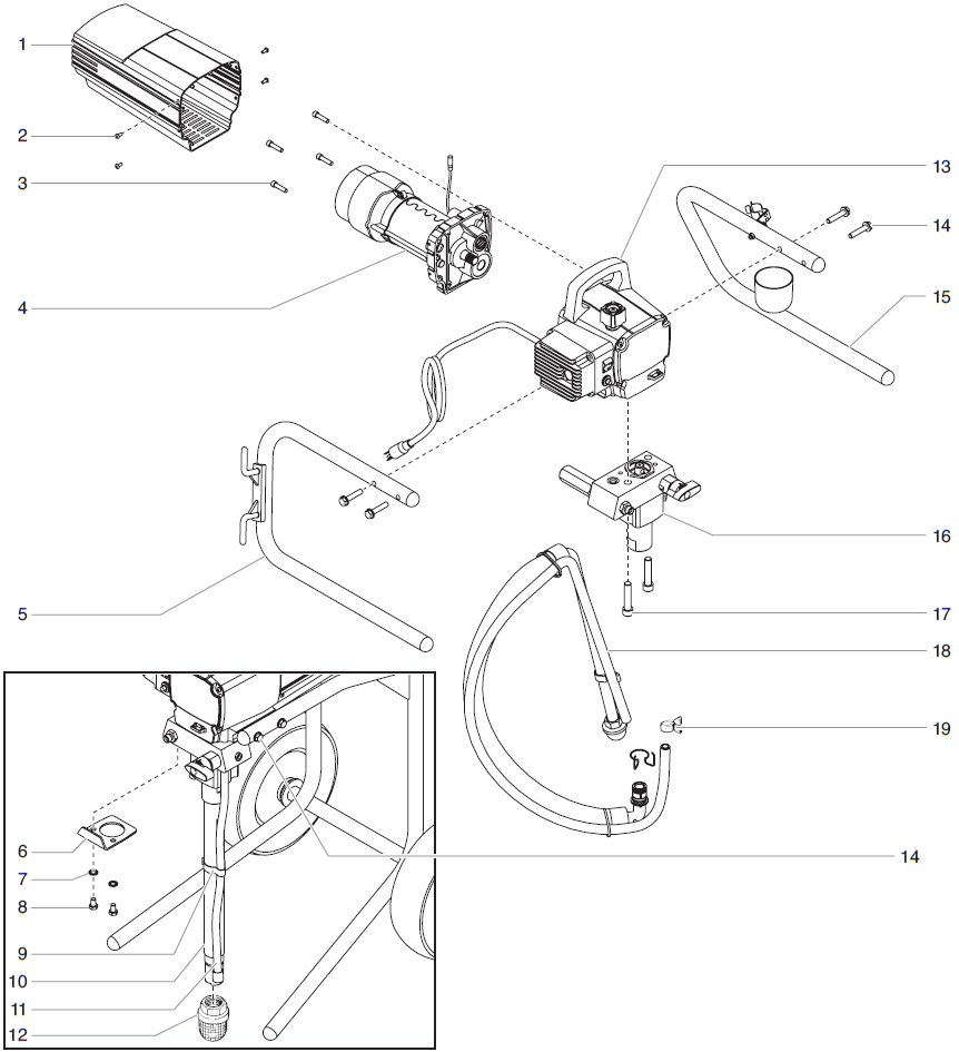 Advantage 400 Main Assembly Parts